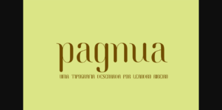 Pagnua Font Poster 1