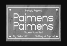 Paimens Font Poster 1