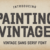 Painting Vintage Font
