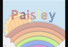 Paisley Font Poster 1