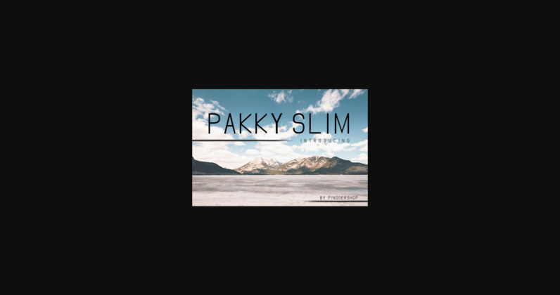Pakky Slim Font Poster 3