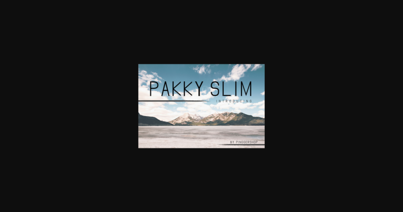 Pakky Slim Font Poster 1