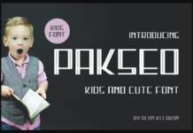 Pakseo Font Poster 1