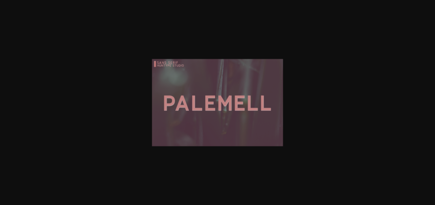 Palemell Font Poster 3