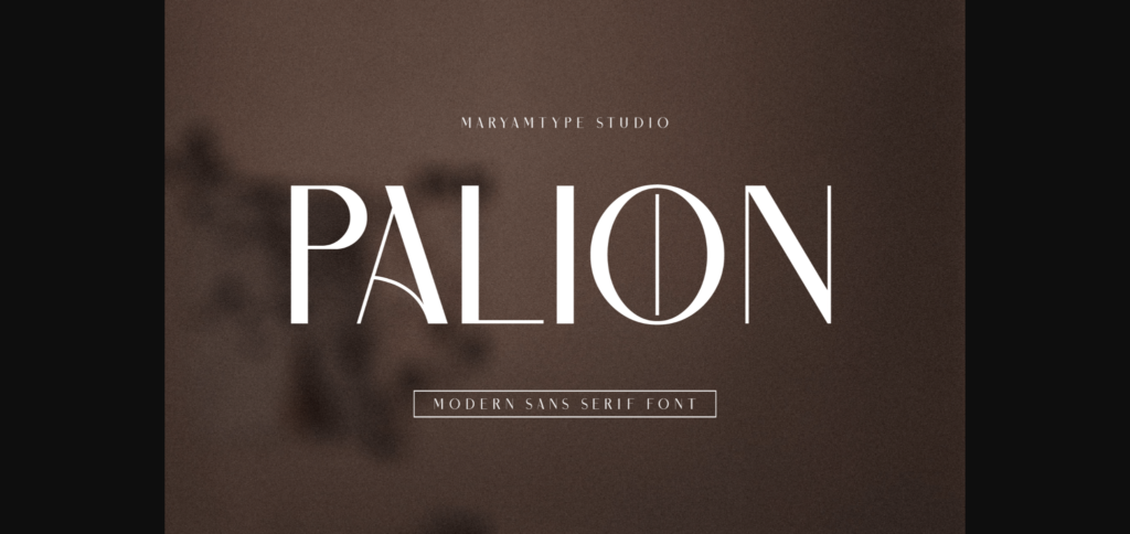 Palion Font Poster 1