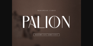 Palion Font Poster 1