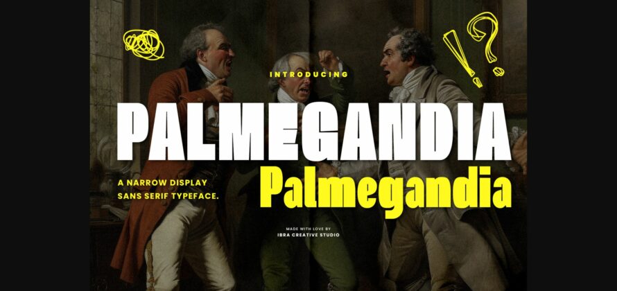 Palmegandia Font Poster 3