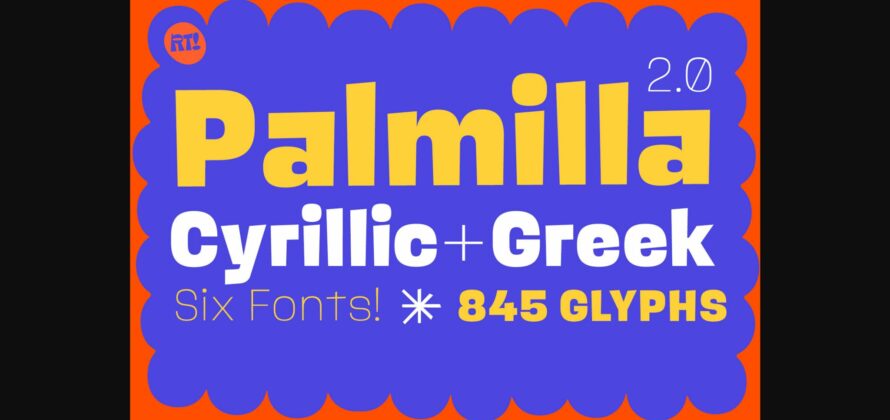 Palmilla 2.0 Font Poster 3