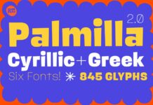 Palmilla 2.0 Font Poster 1