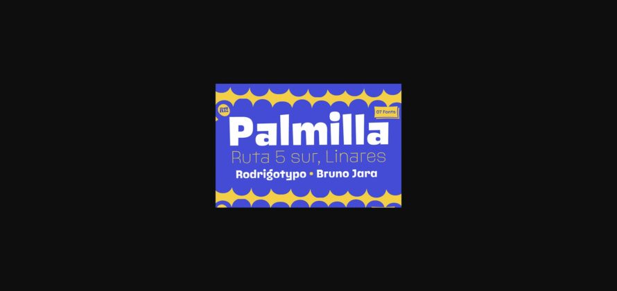 Palmilla Font Poster 3