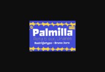 Palmilla Font Poster 1