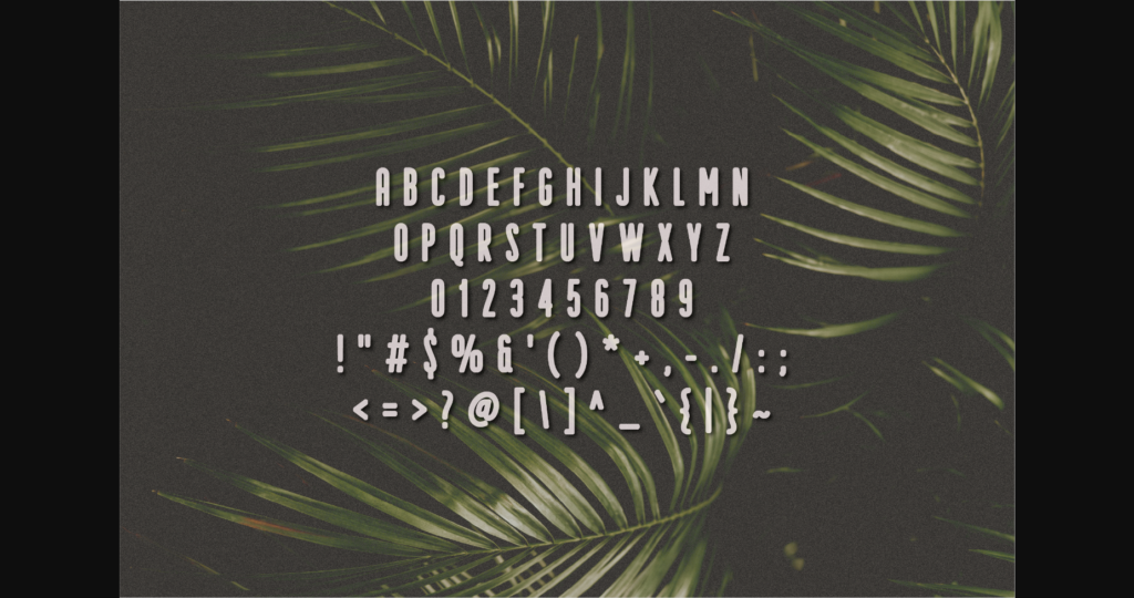 Palmrose Font Poster 5