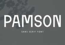 Pamson Font Poster 1