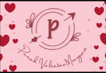 Panah Valentine Monogram Font Poster 1