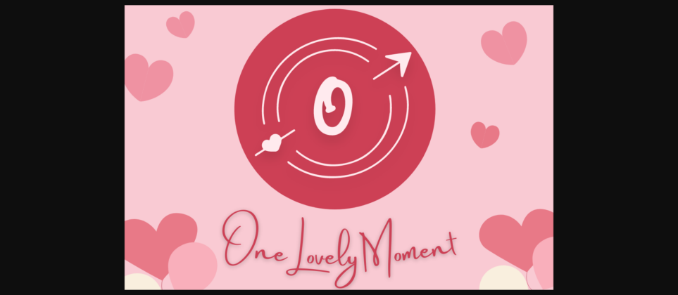 Panah Valentine Monogram Font Poster 5