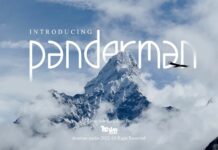 Panderman Font Poster 1