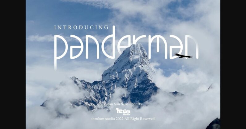 Panderman Font Poster 1