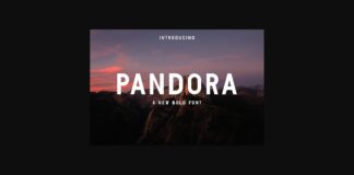 Pandora Font Poster 1