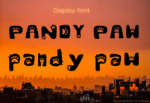 Pandy Paw Font Poster 1