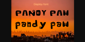 Pandy Paw Font Poster 1