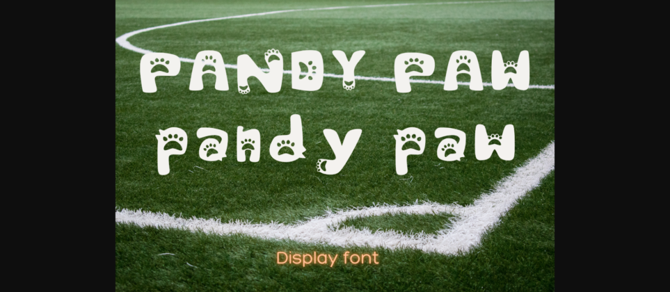 Pandy Paw Font Poster 4