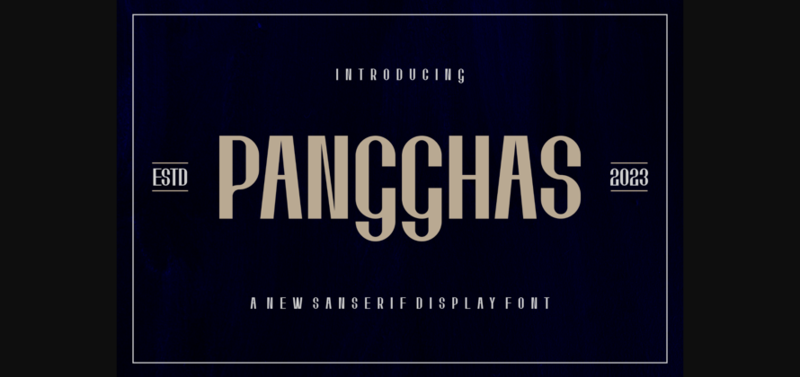 Pangghas Font Poster 3