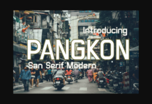 Pangkon Font Poster 1