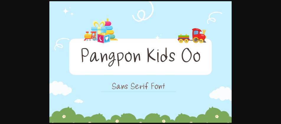 Pangpon Kids Oo Font Poster 3