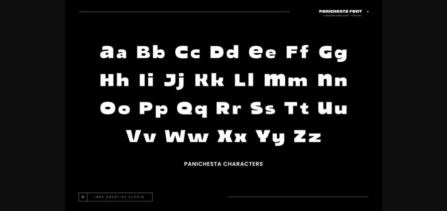 Panichesta Font Poster 5