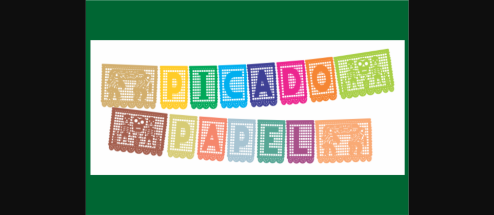 Papel Picado Font Poster 3