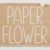 Paper Flower Font