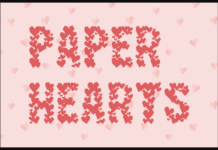 Paper Hearts Font Poster 1