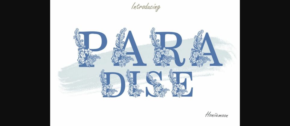 Paradise Font Poster 1