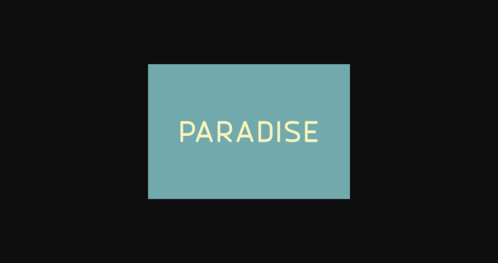 Paradise Font Poster 3