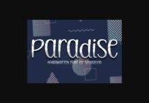 Paradise Font Poster 1