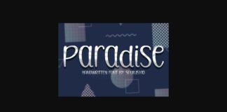 Paradise Font Poster 1