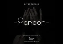 Paraoh Font Paraoh Font Poster 1