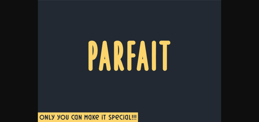 Parfait Font Poster 3