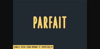 Parfait Font Poster 1