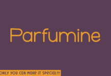 Parfumine Font Poster 1