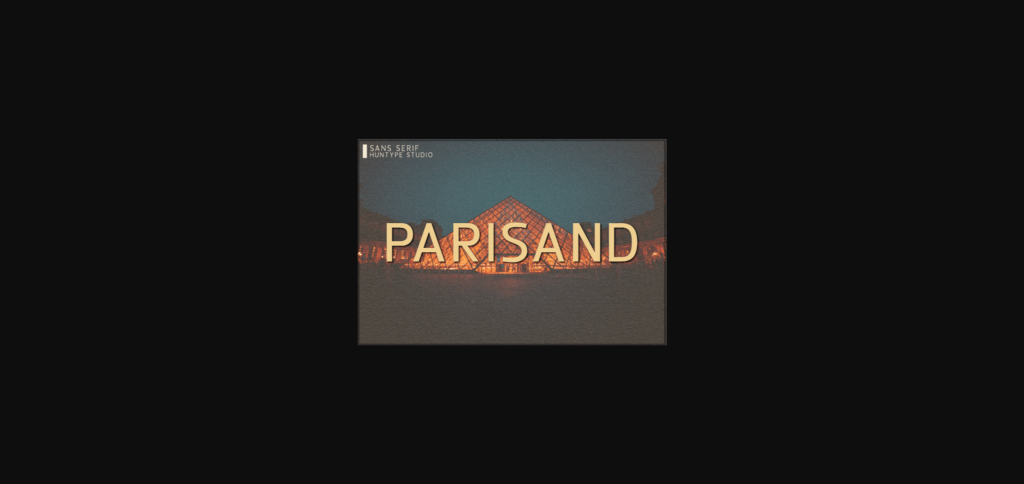 Parisand Font Poster 3