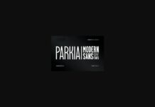 Parkia Font Poster 1