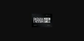 Parkia Font Poster 1