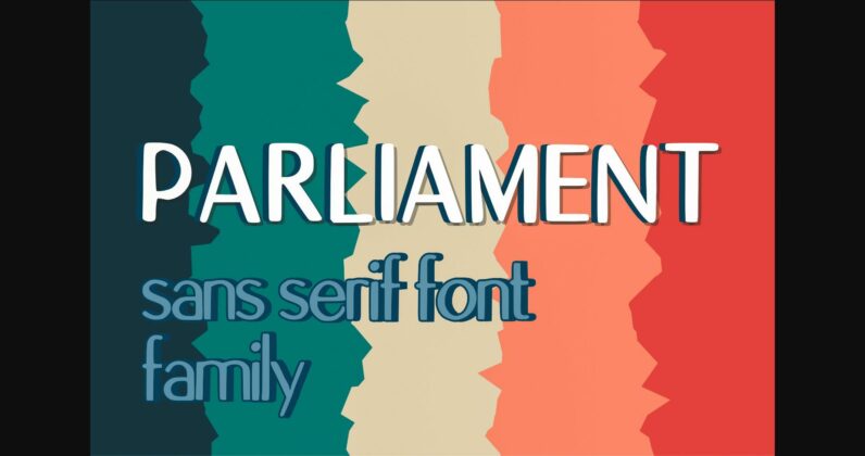 Parliament Font Poster 3