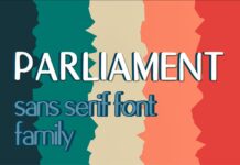 Parliament Font Poster 1