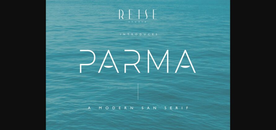 Parma Font Poster 3