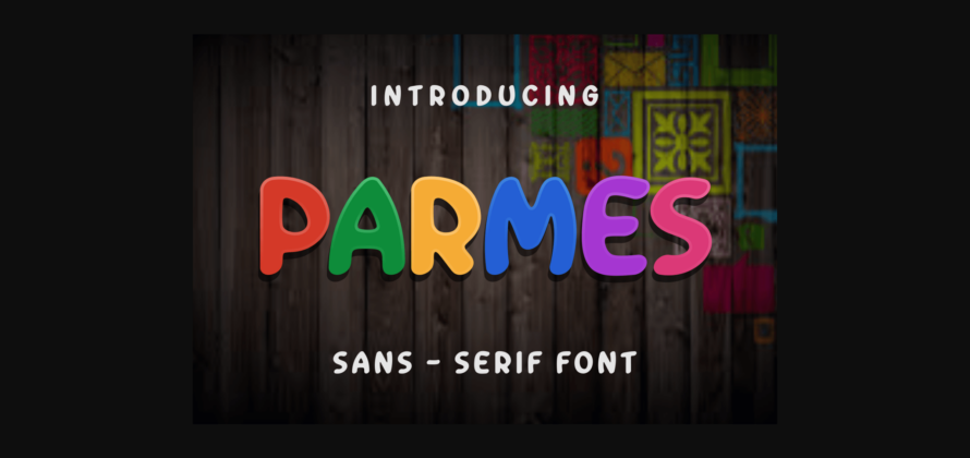 Parmes Font Poster 3