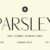 Parsley Font