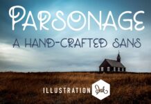 Parsonage Font Poster 1