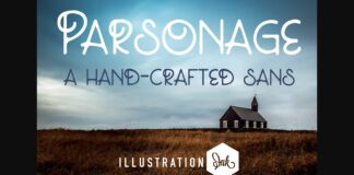 Parsonage Font Poster 1